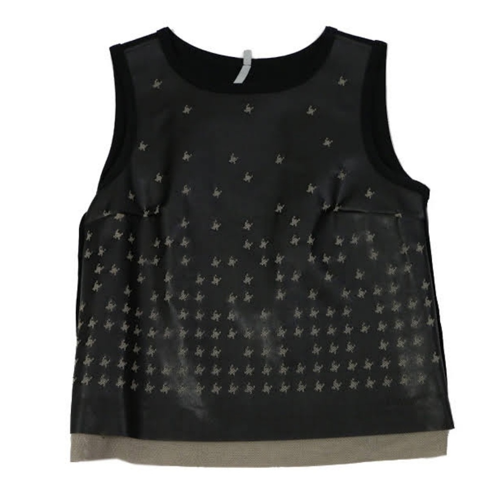 Cop copine leather top size s/m